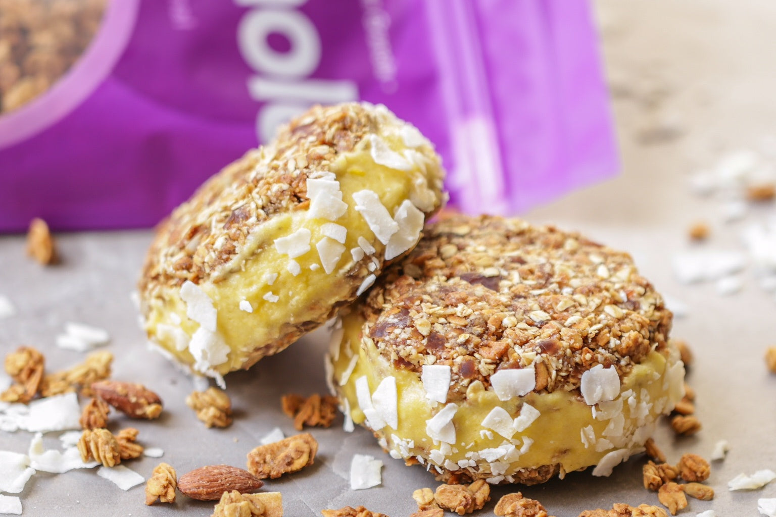 Mango Nice Cream Cookie Sandwiches: Recipe! - gr8nola