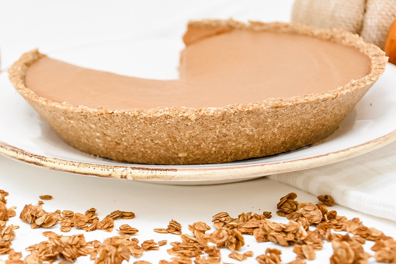 No-Bake Cinnamon Chai Superfood Pie Crust (Recipe) - gr8nola