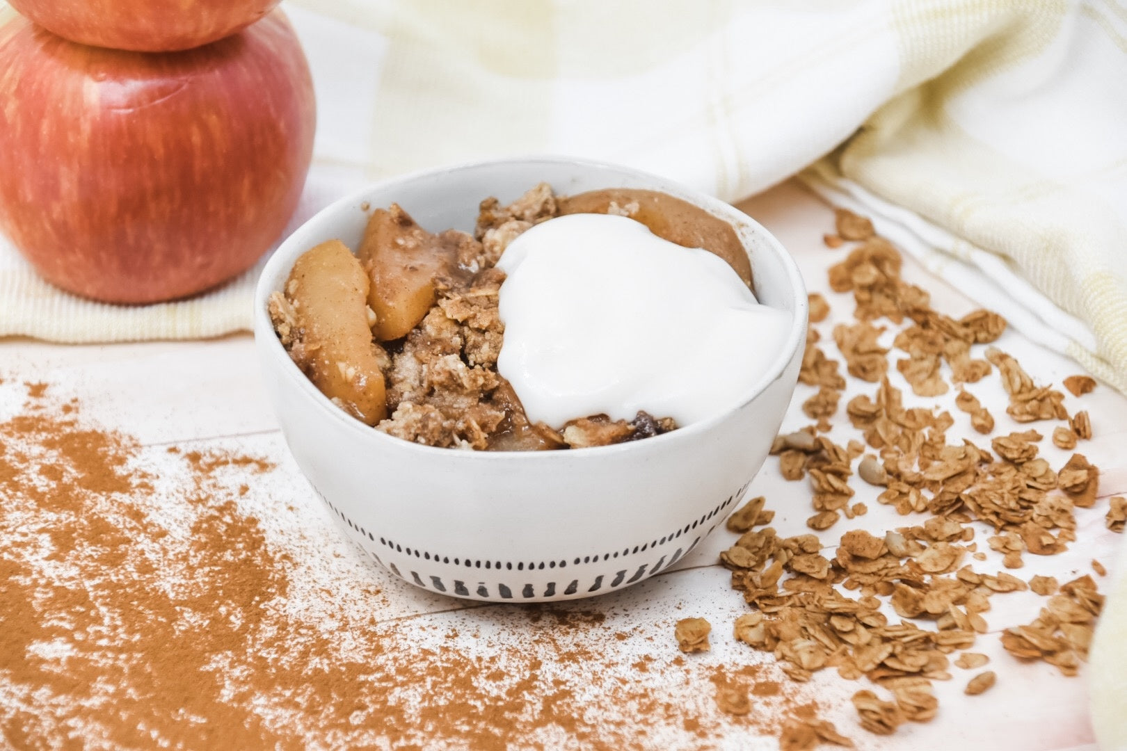 Spiced Chai Apple Crumble - gr8nola