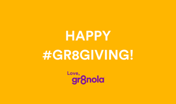 Happy #GR8GIVING