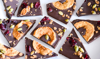 Autumn Spiced Dark Chocolate Bark