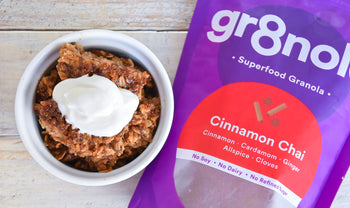 Cinnamon Bun Baked Oatmeal