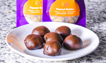 Dark Chocolate Peanut Butter Truffles