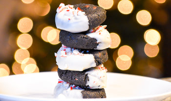 Chocolate Peppermint Charcoal Cookies