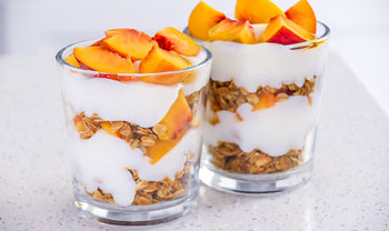 Perfectly Peach Cobbler Parfait