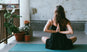 Woman practicing yoga