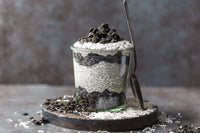 “Cookies 'n Cream” Coconut Chia Pudding